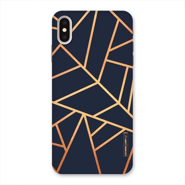 Golden Pattern Back Case for iPhone XS Max