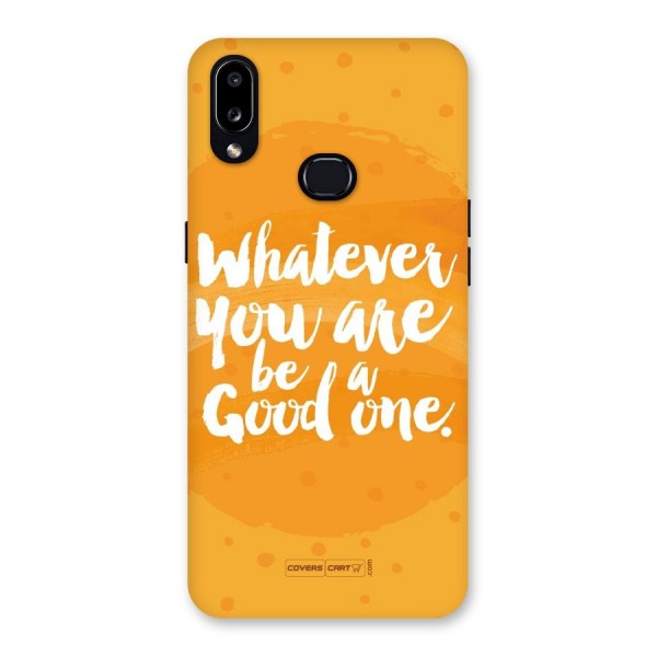 Good One Quote Back Case for Galaxy A10s