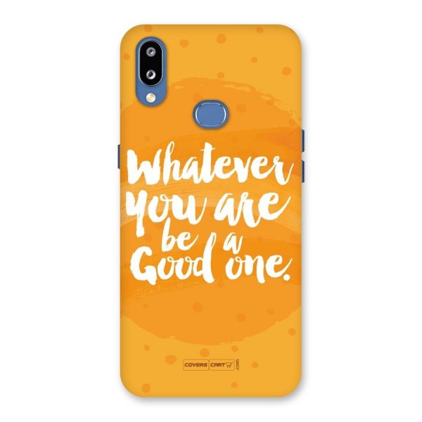 Good One Quote Back Case for Galaxy M01s