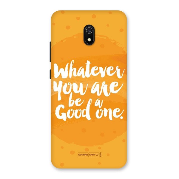 Good One Quote Back Case for Redmi 8A