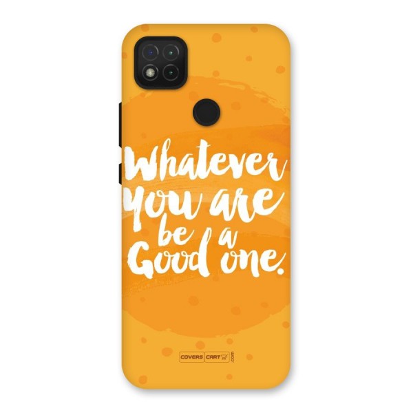 Good One Quote Back Case for Redmi 9
