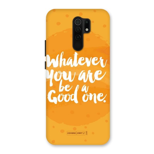 Good One Quote Back Case for Redmi 9 Prime