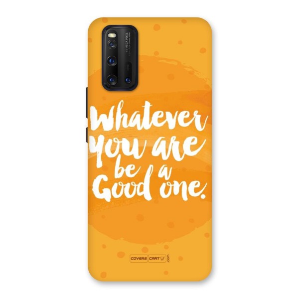 Good One Quote Back Case for Vivo iQOO 3