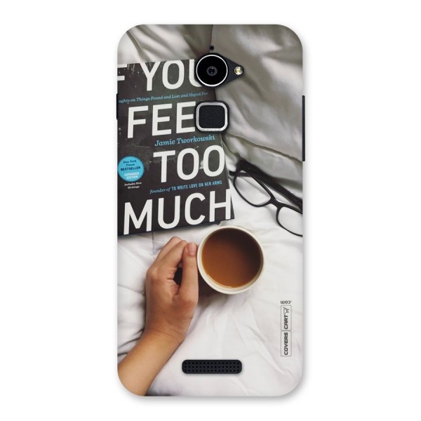 Good Reads And Coffee Back Case for Coolpad Note 3 Lite