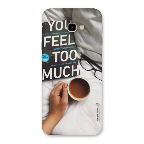 Good Reads And Coffee Back Case for Galaxy J4 Plus