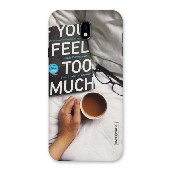 Good Reads And Coffee Back Case for Galaxy J7 Pro