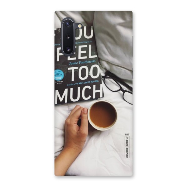Good Reads And Coffee Back Case for Galaxy Note 10