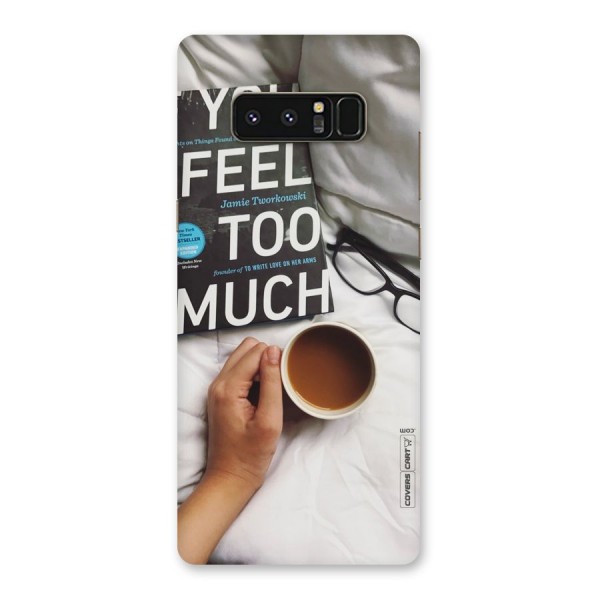 Good Reads And Coffee Back Case for Galaxy Note 8