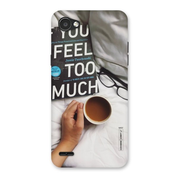 Good Reads And Coffee Back Case for LG Q6