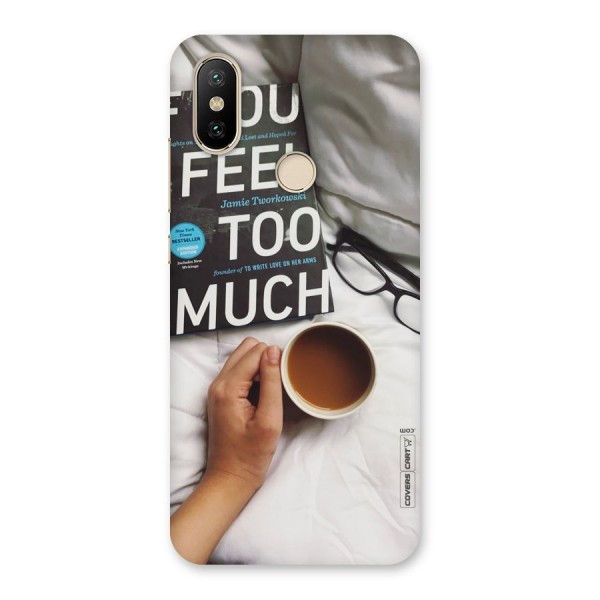 Good Reads And Coffee Back Case for Mi A2