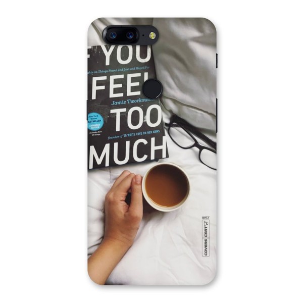 Good Reads And Coffee Back Case for OnePlus 5T