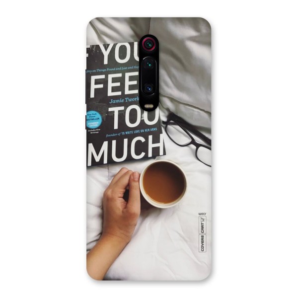 Good Reads And Coffee Back Case for Redmi K20 Pro