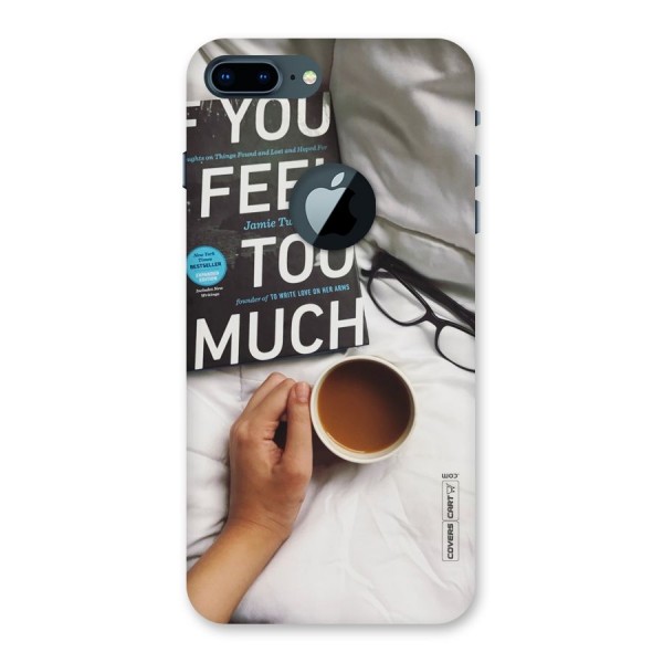 Good Reads And Coffee Back Case for iPhone 7 Plus Logo Cut