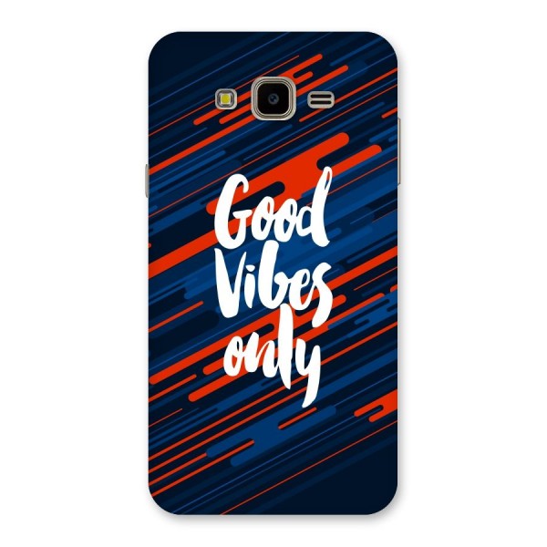 Good Vibes Only Back Case for Galaxy J7 Nxt
