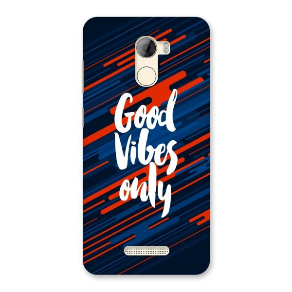 Good Vibes Only Back Case for Gionee A1 LIte