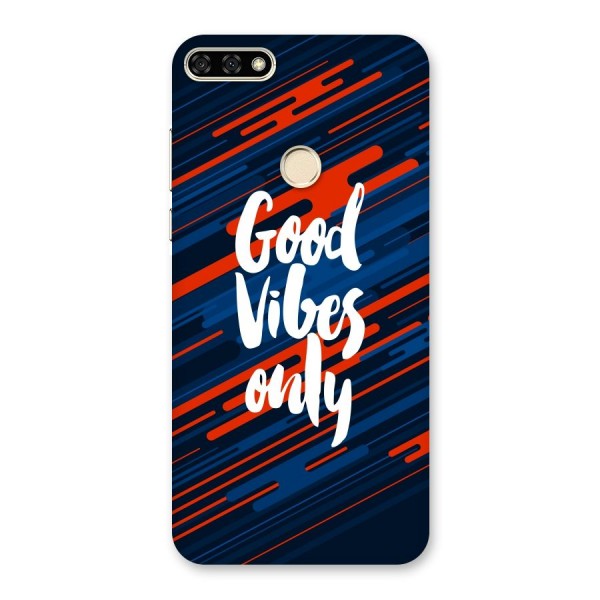 Good Vibes Only Back Case for Honor 7A