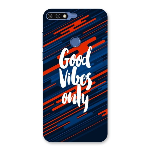 Good Vibes Only Back Case for Honor 7C
