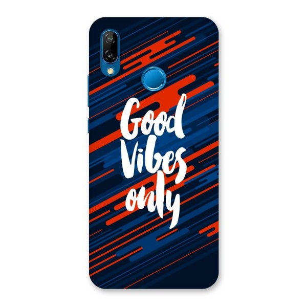 Good Vibes Only Back Case for Huawei P20 Lite