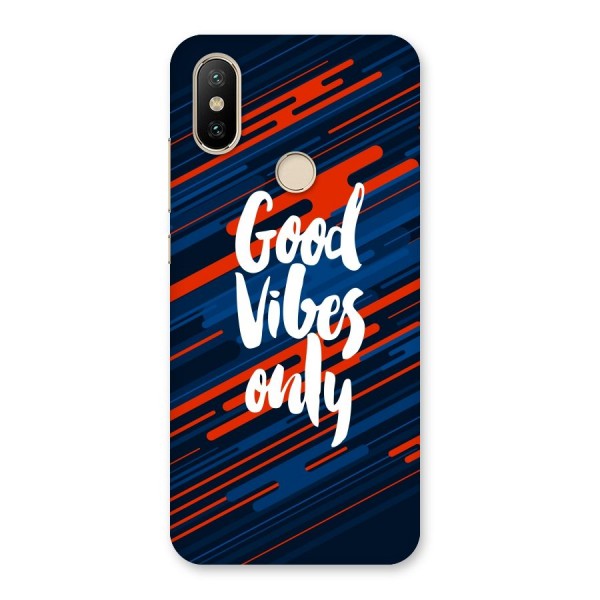 Good Vibes Only Back Case for Mi A2