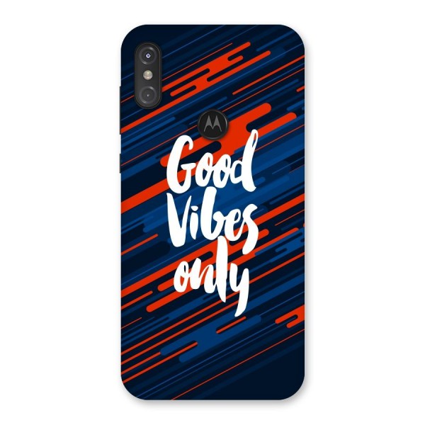 Good Vibes Only Back Case for Motorola One Power