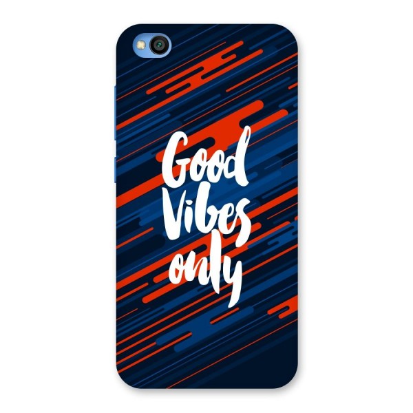 Good Vibes Only Back Case for Redmi Go