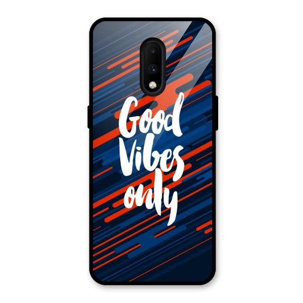 Good Vibes Only Glass Back Case for OnePlus 7