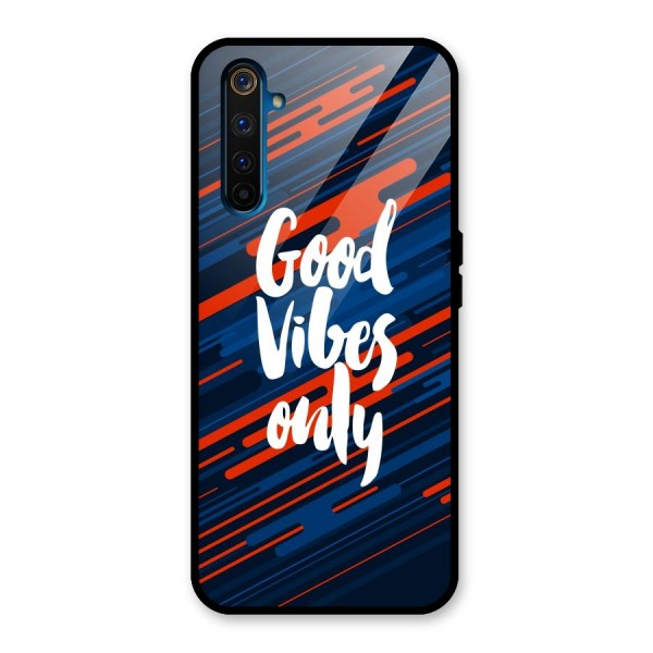 Good Vibes Only Glass Back Case for Realme 6 Pro