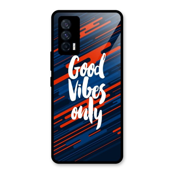 Good Vibes Only Glass Back Case for Vivo iQOO 7 5G