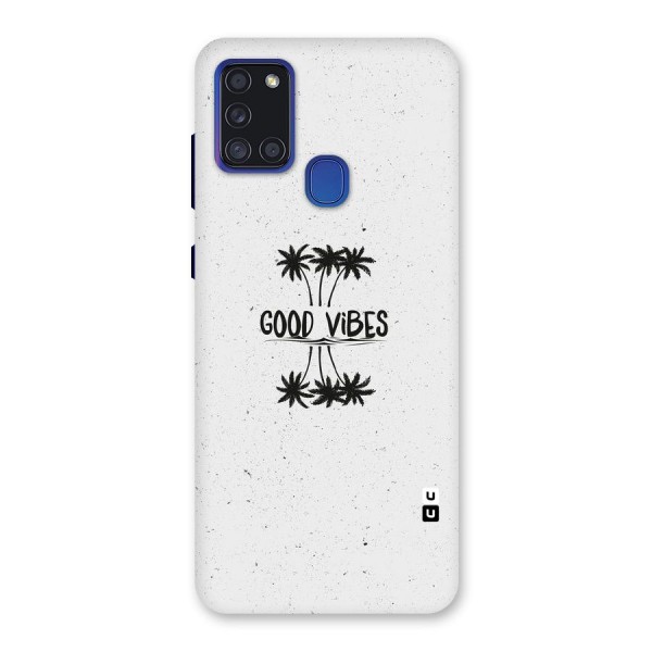Good Vibes Rugged Back Case for Galaxy A21s