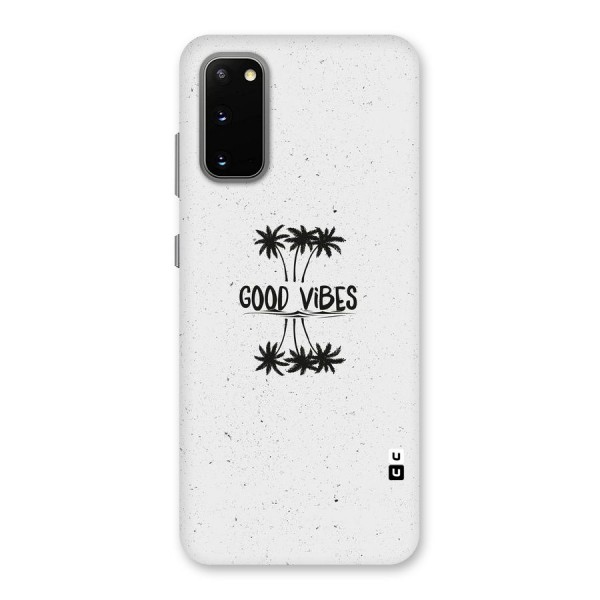 Good Vibes Rugged Back Case for Galaxy S20