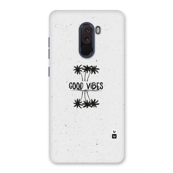 Good Vibes Rugged Back Case for Poco F1