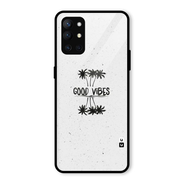Good Vibes Rugged Glass Back Case for OnePlus 9R