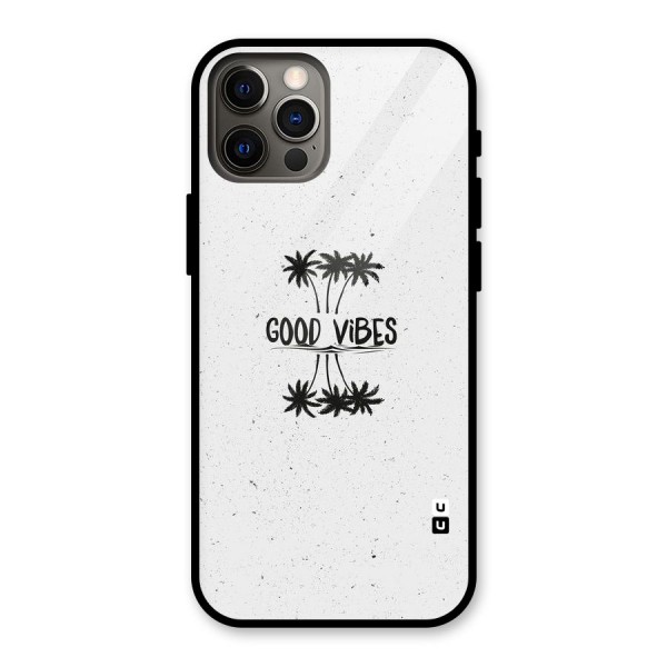 Good Vibes Rugged Glass Back Case for iPhone 12 Pro
