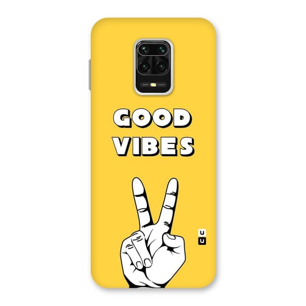 Good Vibes Victory Back Case for Redmi Note 9 Pro Max
