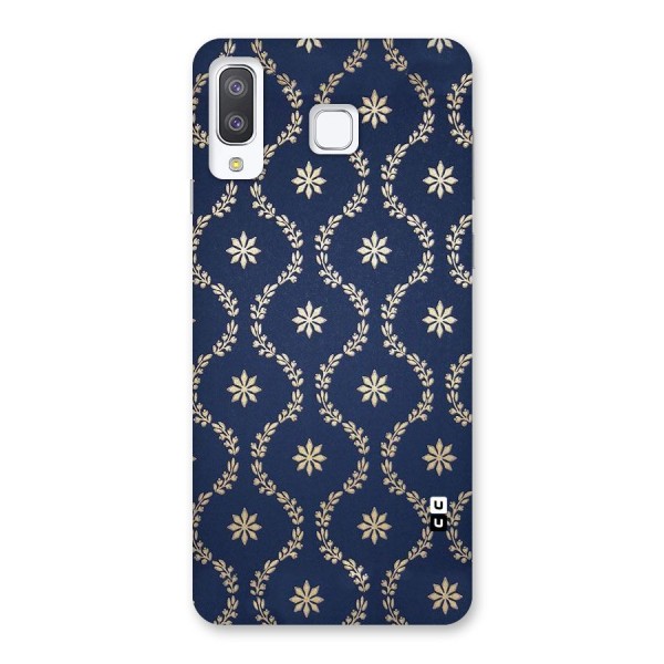 Gorgeous Gold Leaf Pattern Back Case for Galaxy A8 Star