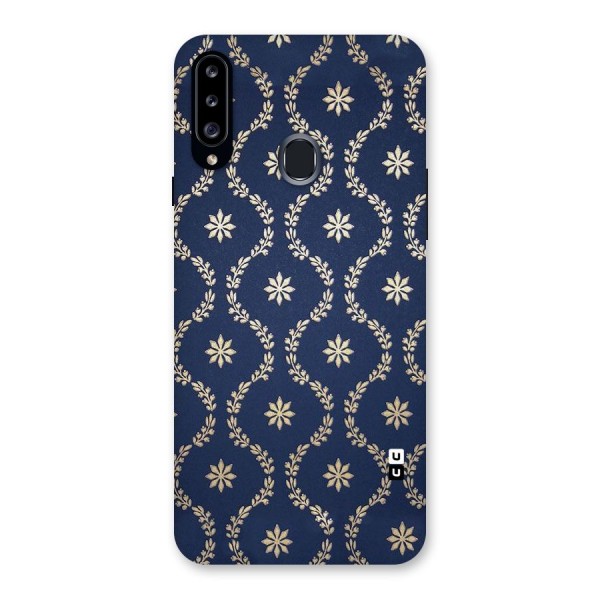 Gorgeous Gold Leaf Pattern Back Case for Samsung Galaxy A20s