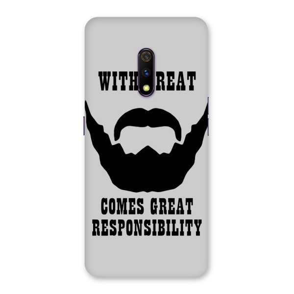 Great Beard Great Responsibility Back Case for Realme X