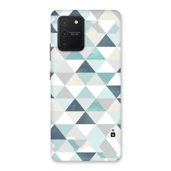 Green And Grey Pattern Back Case for Galaxy S10 Lite