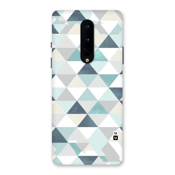 Green And Grey Pattern Back Case for OnePlus 8