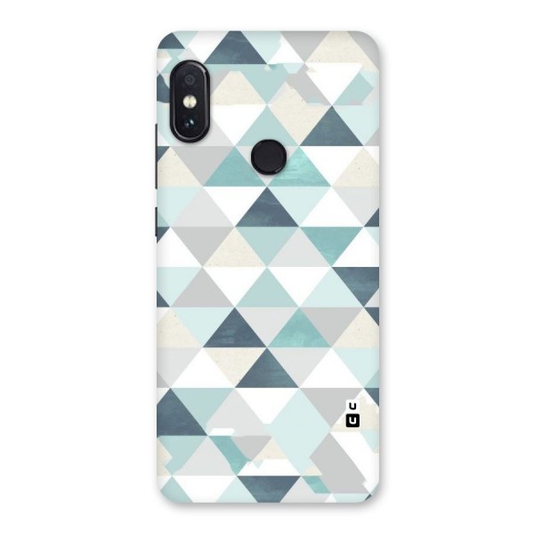 Green And Grey Pattern Back Case for Redmi Note 5 Pro