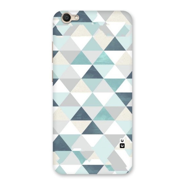 Green And Grey Pattern Back Case for Vivo Y67