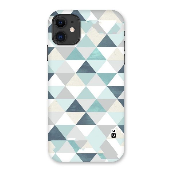 Green And Grey Pattern Back Case for iPhone 11