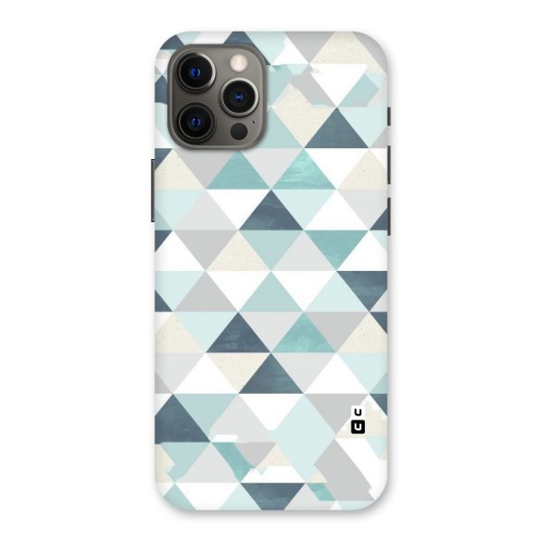 Green And Grey Pattern Back Case for iPhone 12 Pro Max