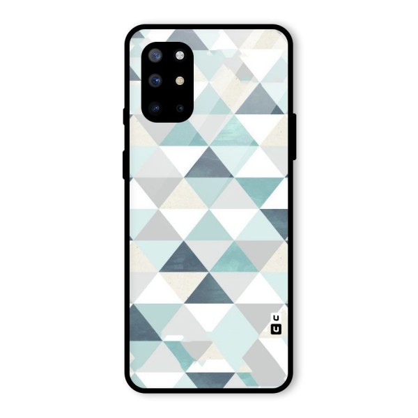 Green And Grey Pattern Glass Back Case for OnePlus 8T