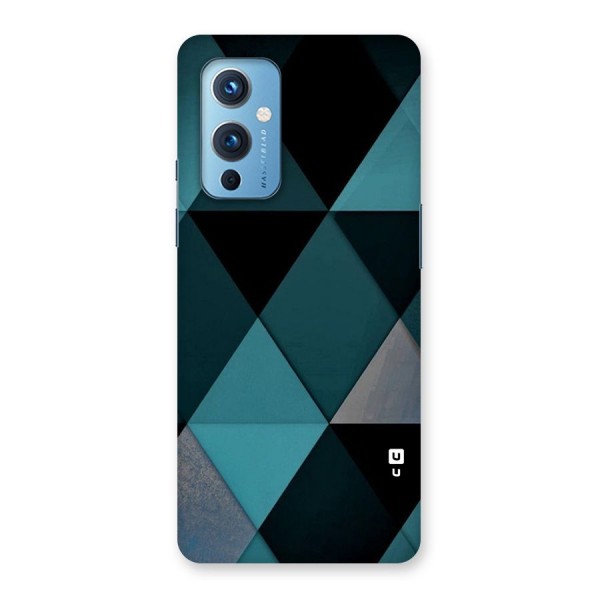 Green Black Shapes Back Case for OnePlus 9