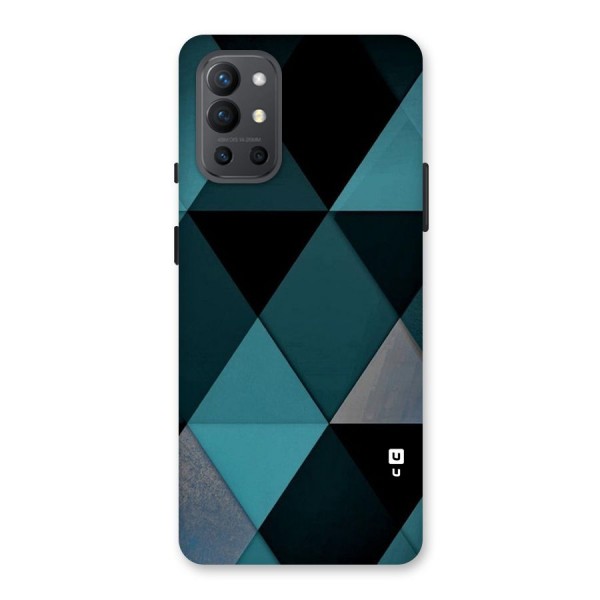 Green Black Shapes Back Case for OnePlus 9R