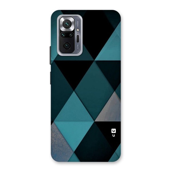 Green Black Shapes Back Case for Redmi Note 10 Pro Max