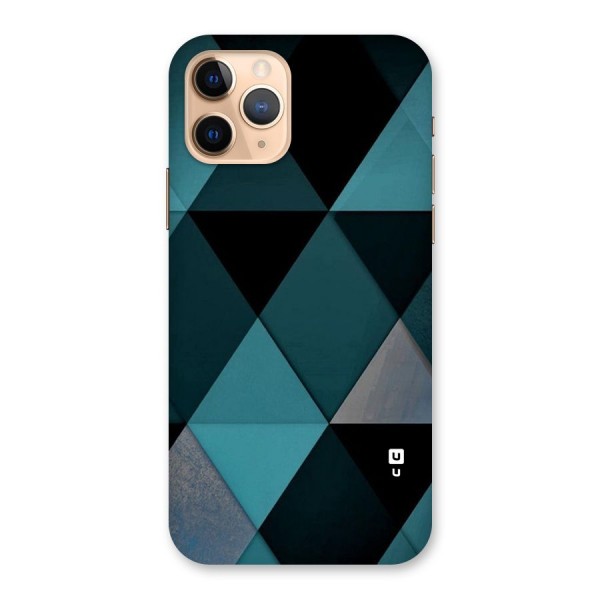 Green Black Shapes Back Case for iPhone 11 Pro