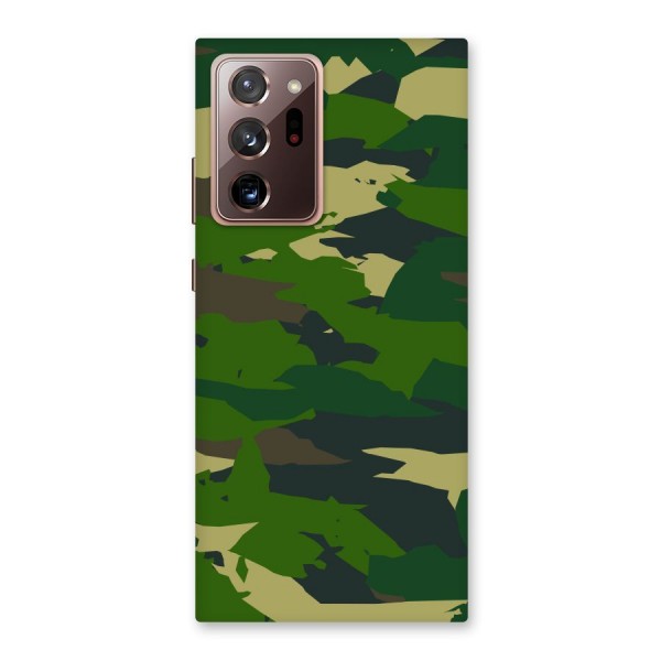 Green Camouflage Army Back Case for Galaxy Note 20 Ultra