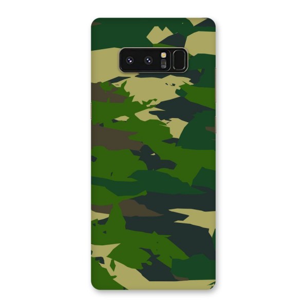Green Camouflage Army Back Case for Galaxy Note 8
